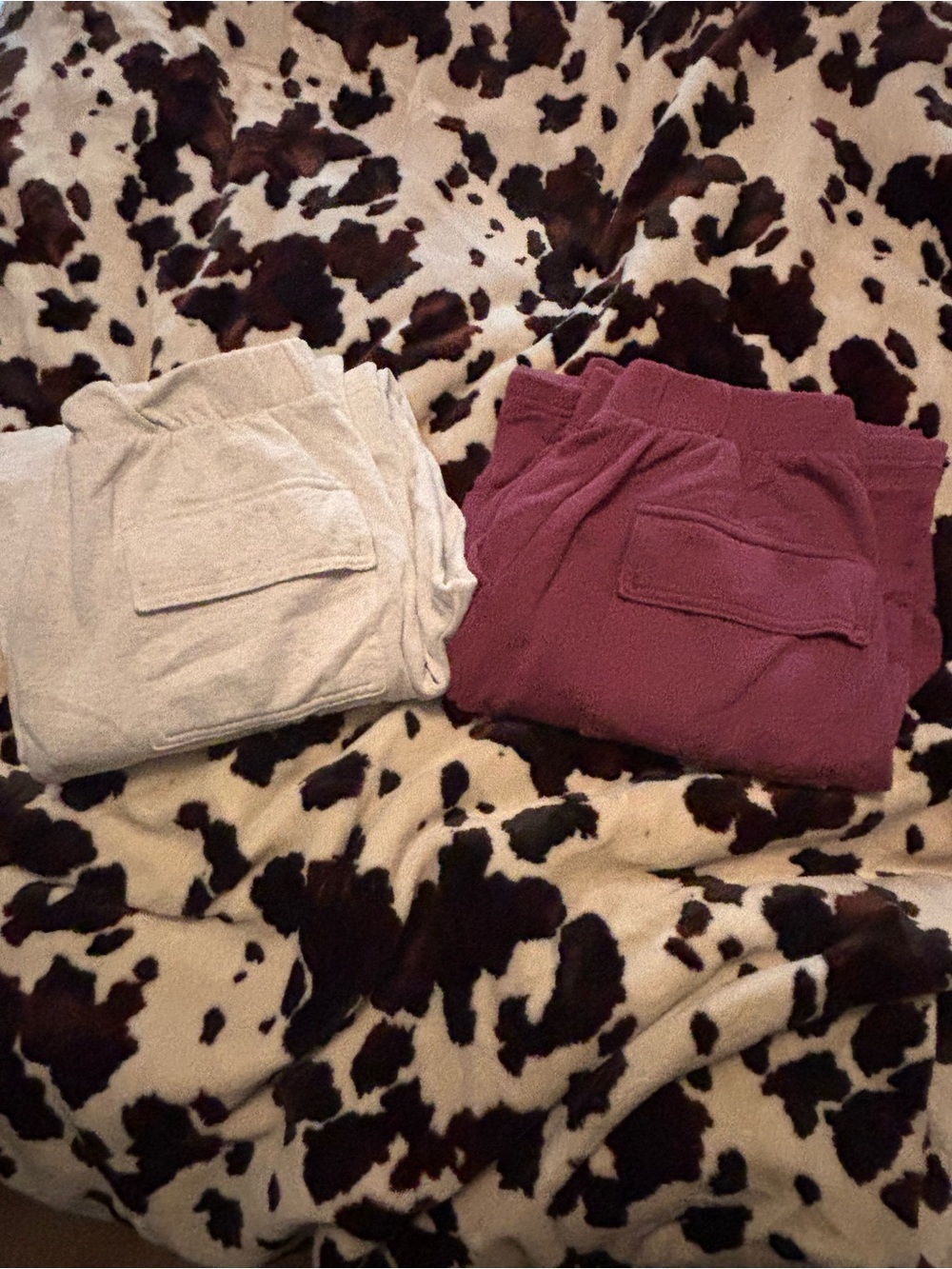 Maurice’s wide leg cargo sweatpants - 2 pairs size small